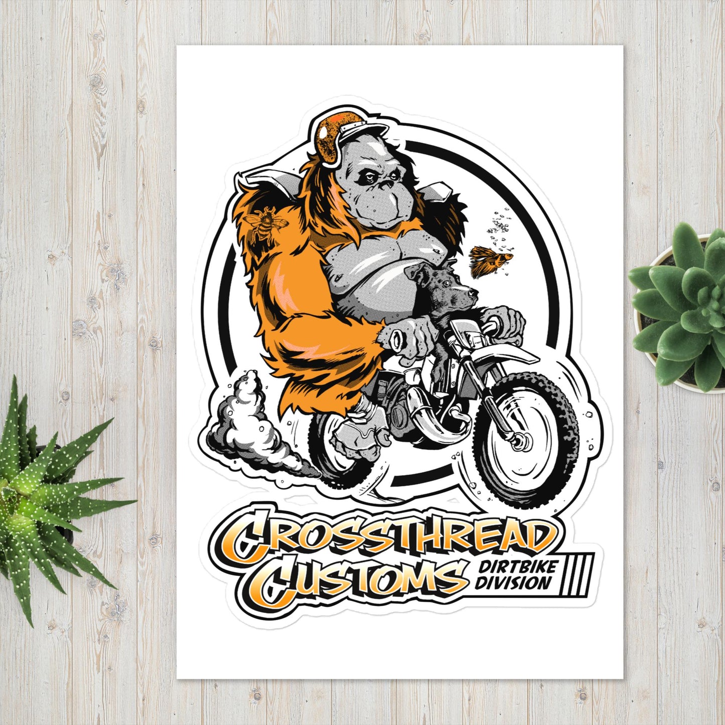 CrossThread Customs Sticker sheet