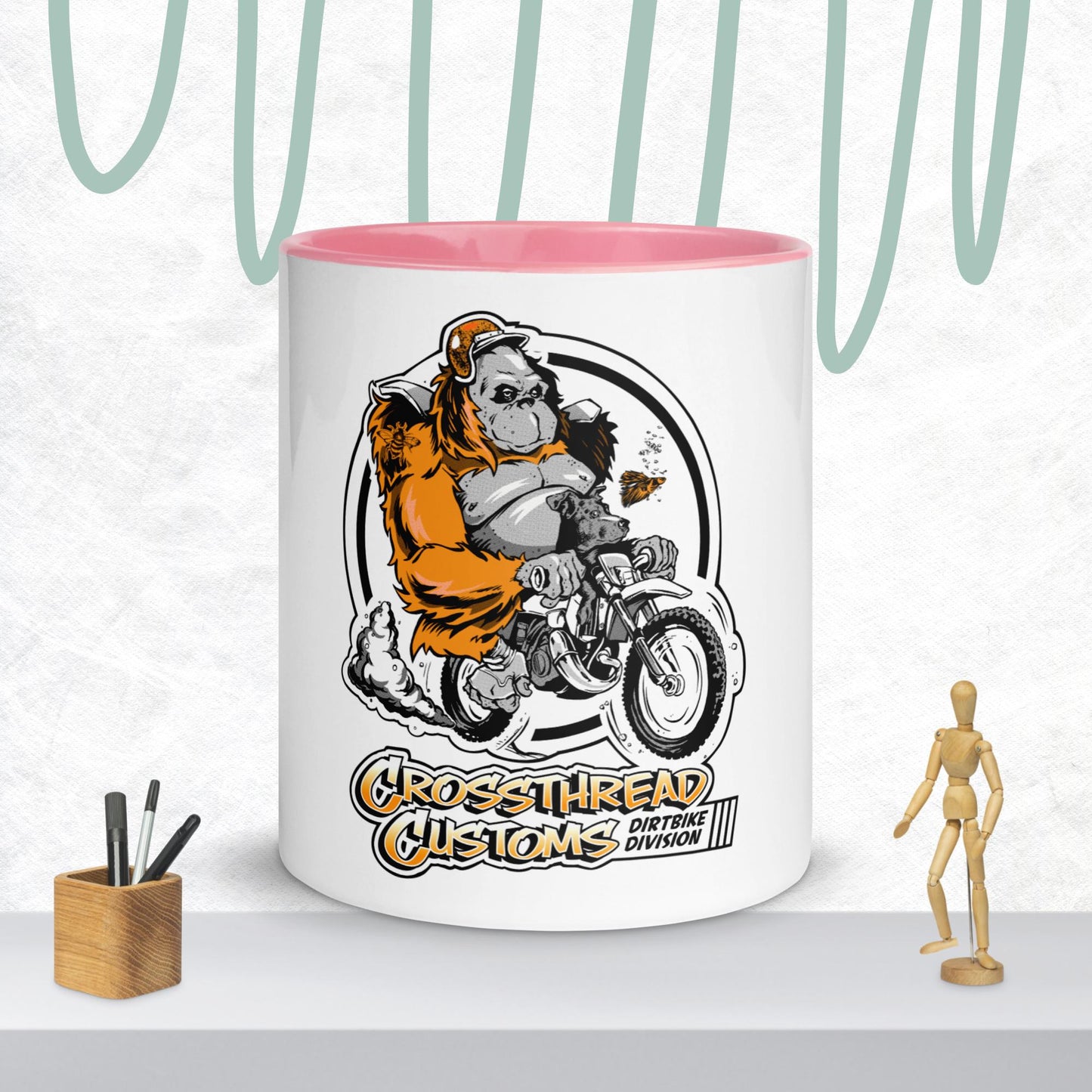 CrossThread Customs Mug with Color Inside