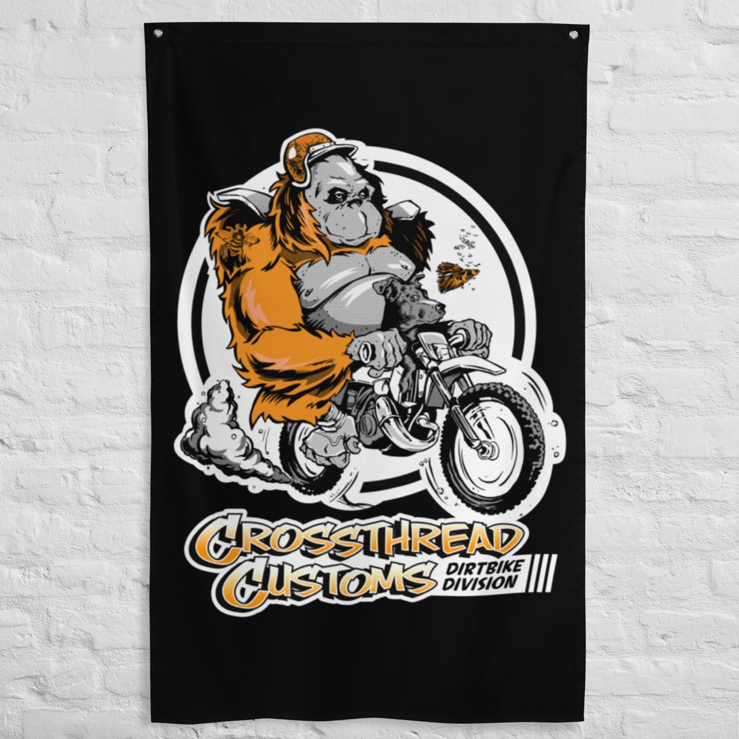 CrossThread Customs Dirt Bike Division Flag