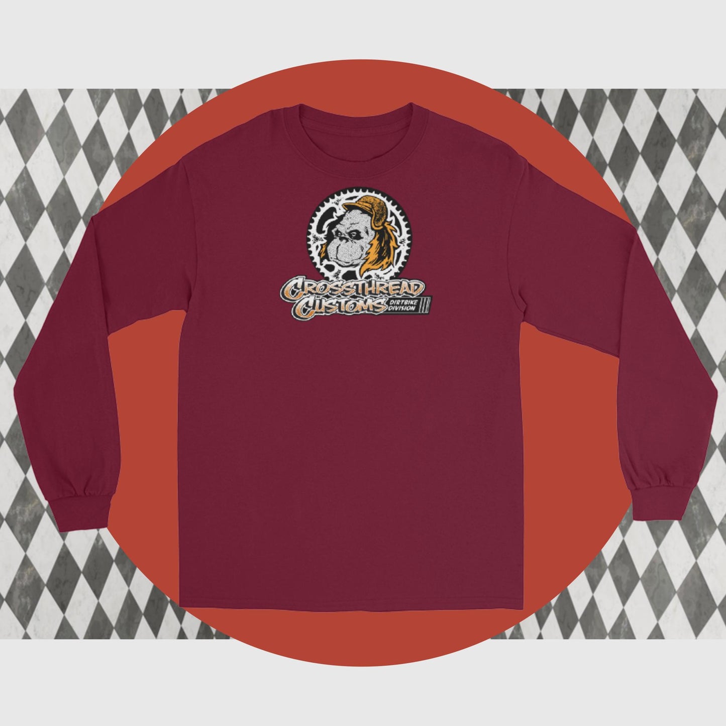 A CrossThread Customs DirtBike Division long sleeves shirts