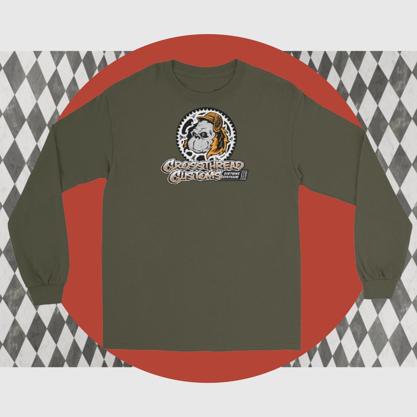 A CrossThread Customs DirtBike Division long sleeves shirts