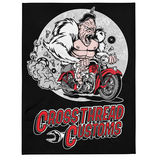 CrossThread Customs gorilla Throw Blanket
